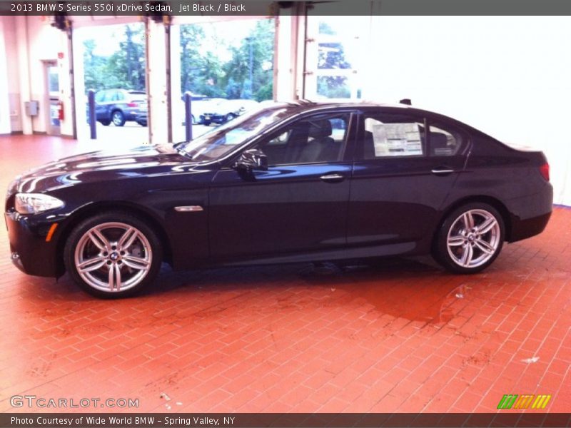 Jet Black / Black 2013 BMW 5 Series 550i xDrive Sedan