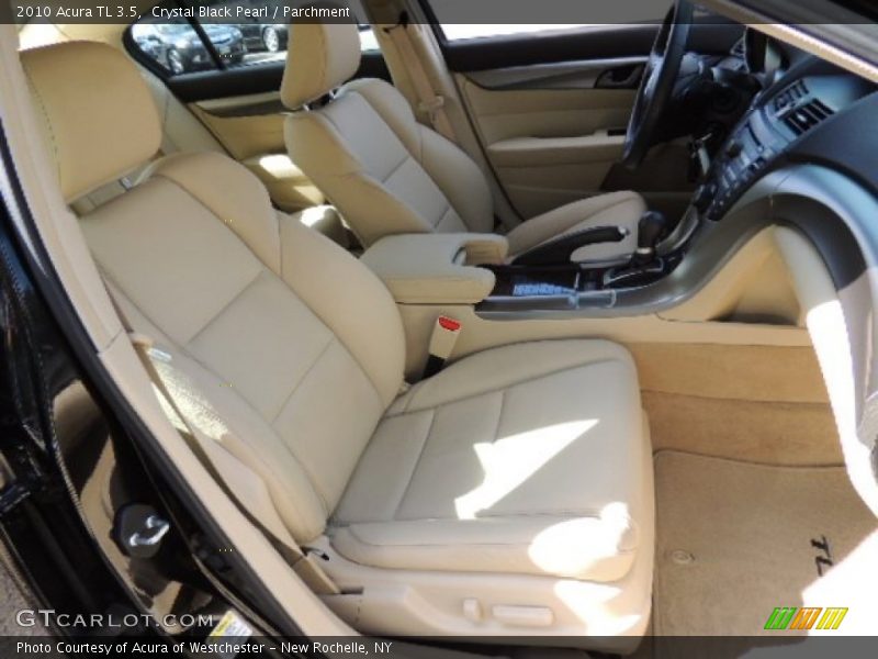 Crystal Black Pearl / Parchment 2010 Acura TL 3.5