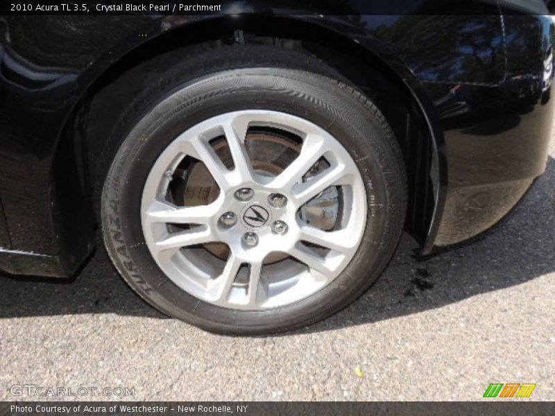 Crystal Black Pearl / Parchment 2010 Acura TL 3.5
