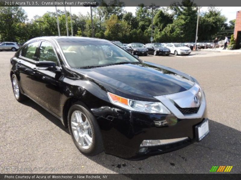 Crystal Black Pearl / Parchment 2010 Acura TL 3.5