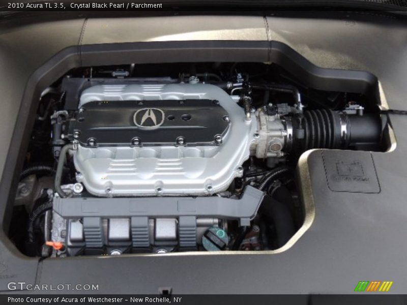 Crystal Black Pearl / Parchment 2010 Acura TL 3.5