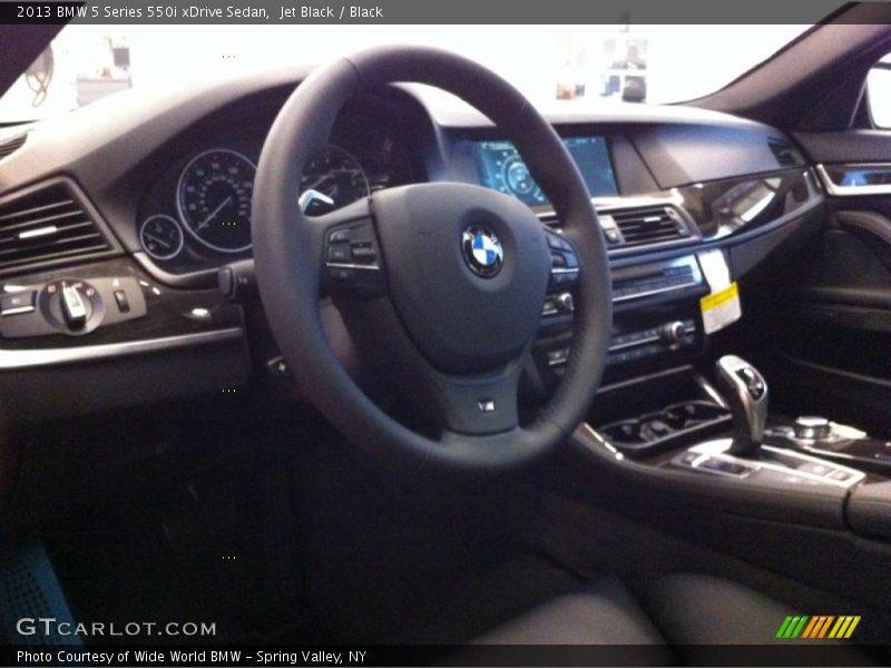 Jet Black / Black 2013 BMW 5 Series 550i xDrive Sedan