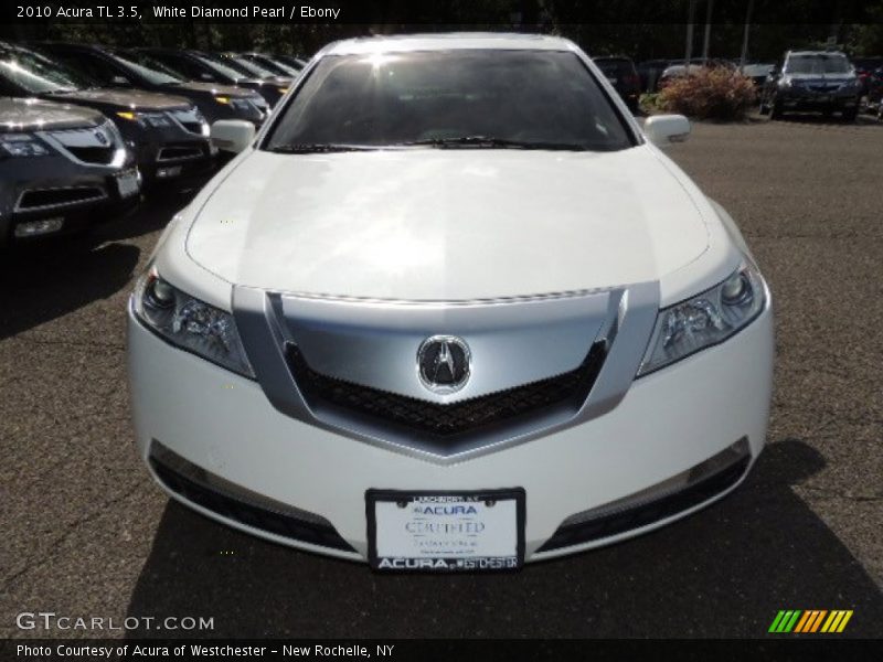 White Diamond Pearl / Ebony 2010 Acura TL 3.5