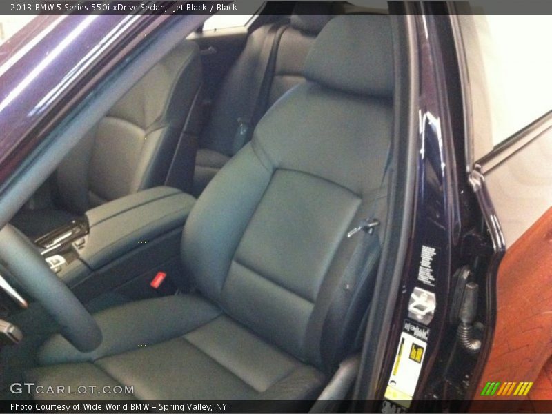 Jet Black / Black 2013 BMW 5 Series 550i xDrive Sedan