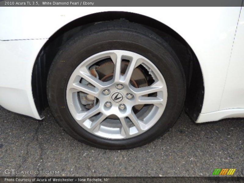 White Diamond Pearl / Ebony 2010 Acura TL 3.5