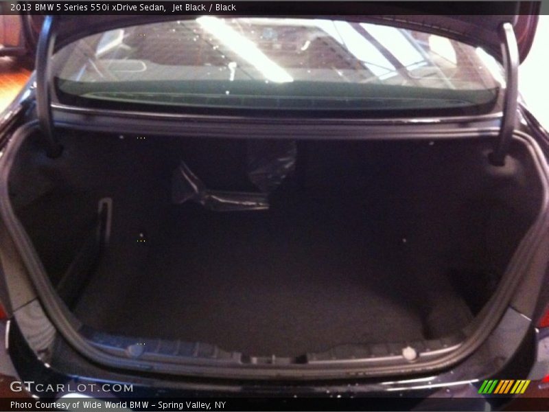 Jet Black / Black 2013 BMW 5 Series 550i xDrive Sedan
