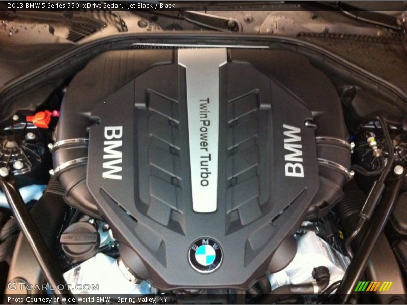 Jet Black / Black 2013 BMW 5 Series 550i xDrive Sedan