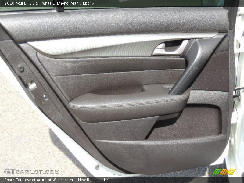 White Diamond Pearl / Ebony 2010 Acura TL 3.5