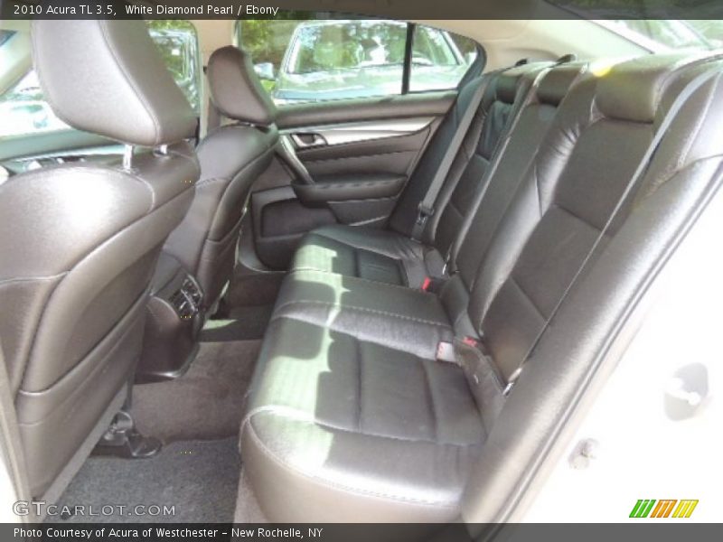 White Diamond Pearl / Ebony 2010 Acura TL 3.5