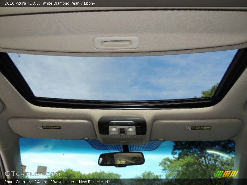 White Diamond Pearl / Ebony 2010 Acura TL 3.5