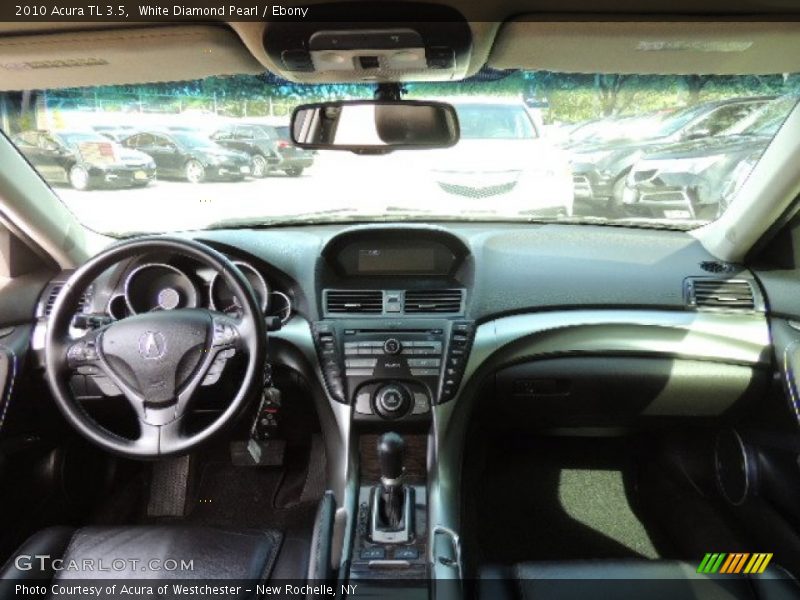White Diamond Pearl / Ebony 2010 Acura TL 3.5