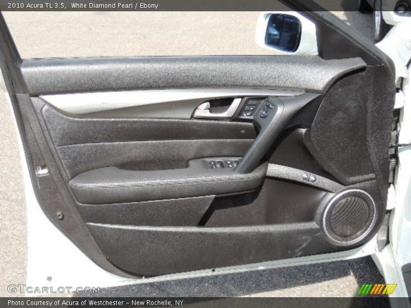 White Diamond Pearl / Ebony 2010 Acura TL 3.5
