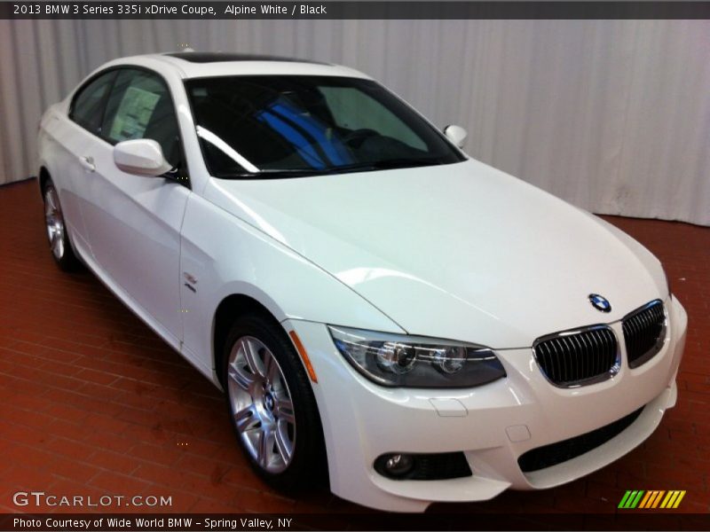 Alpine White / Black 2013 BMW 3 Series 335i xDrive Coupe