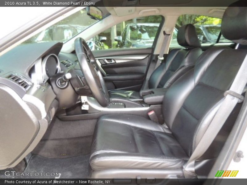 White Diamond Pearl / Ebony 2010 Acura TL 3.5
