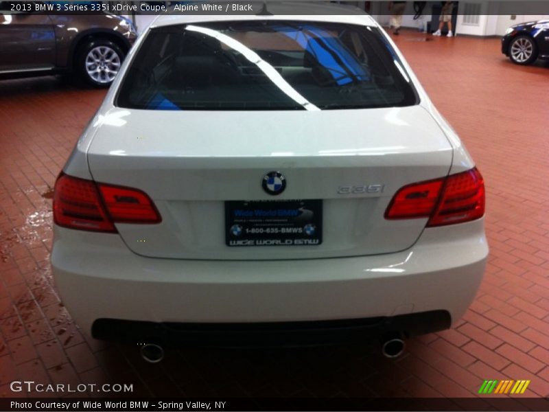 Alpine White / Black 2013 BMW 3 Series 335i xDrive Coupe
