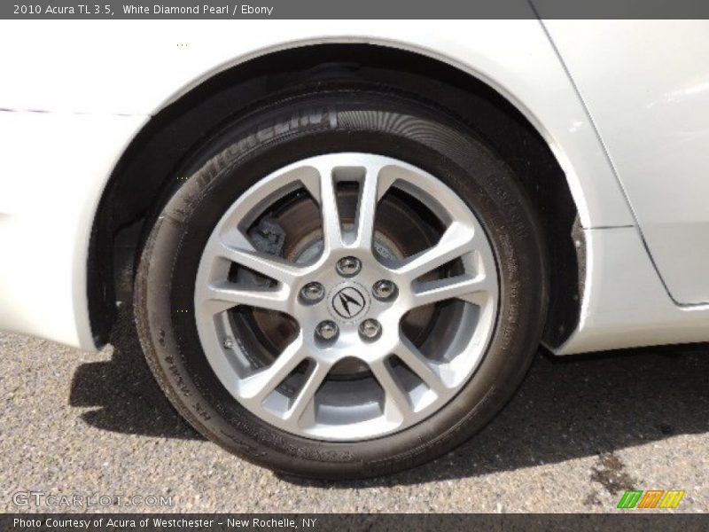 White Diamond Pearl / Ebony 2010 Acura TL 3.5
