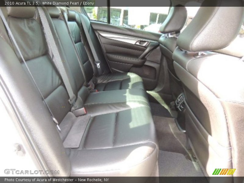 White Diamond Pearl / Ebony 2010 Acura TL 3.5