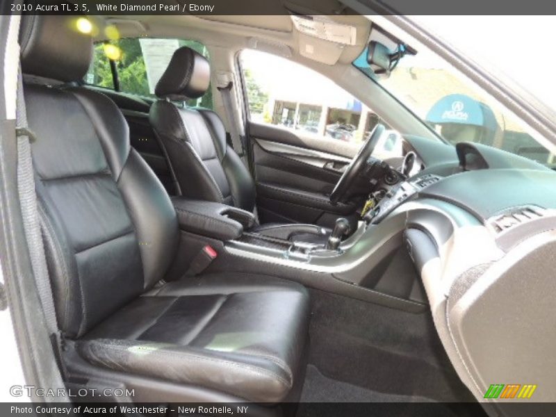 White Diamond Pearl / Ebony 2010 Acura TL 3.5