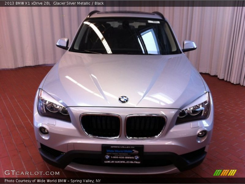 Glacier Silver Metallic / Black 2013 BMW X1 xDrive 28i