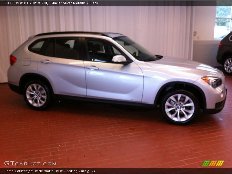 Glacier Silver Metallic / Black 2013 BMW X1 xDrive 28i