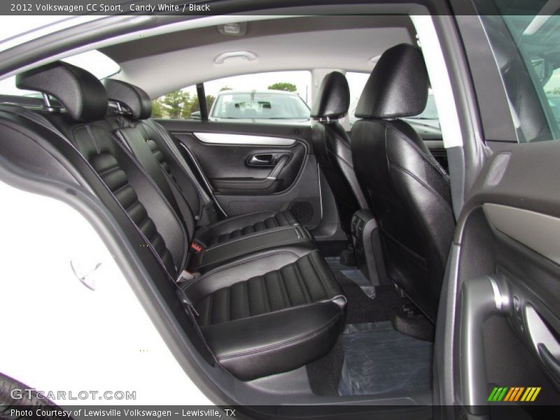 Candy White / Black 2012 Volkswagen CC Sport