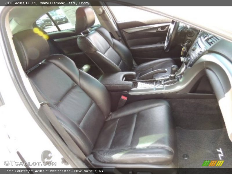 White Diamond Pearl / Ebony 2010 Acura TL 3.5