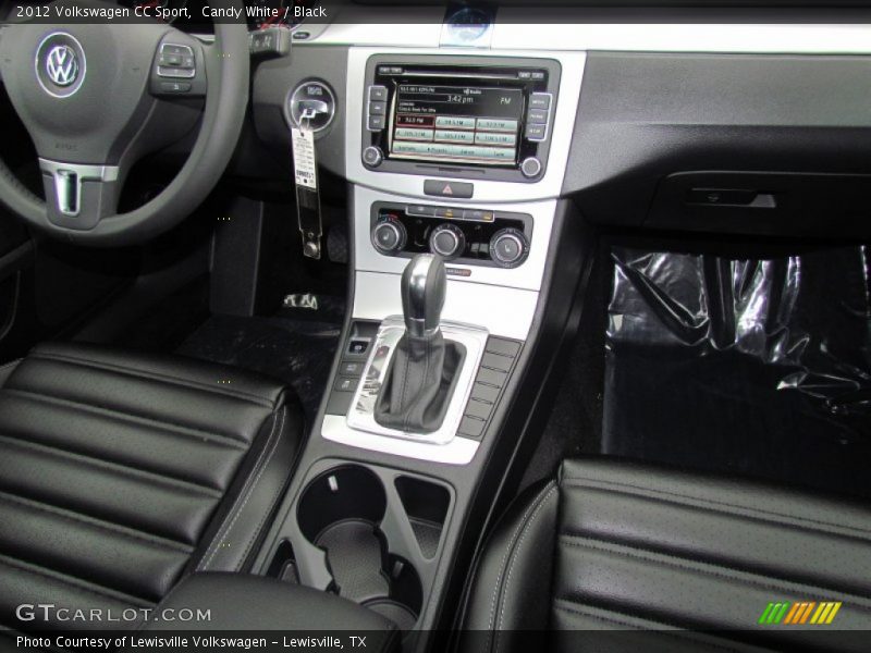 Candy White / Black 2012 Volkswagen CC Sport