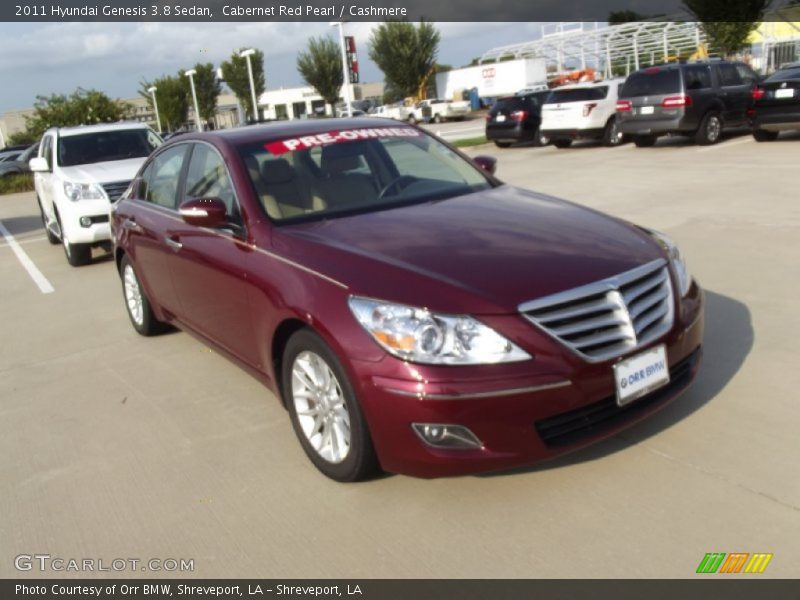 Cabernet Red Pearl / Cashmere 2011 Hyundai Genesis 3.8 Sedan