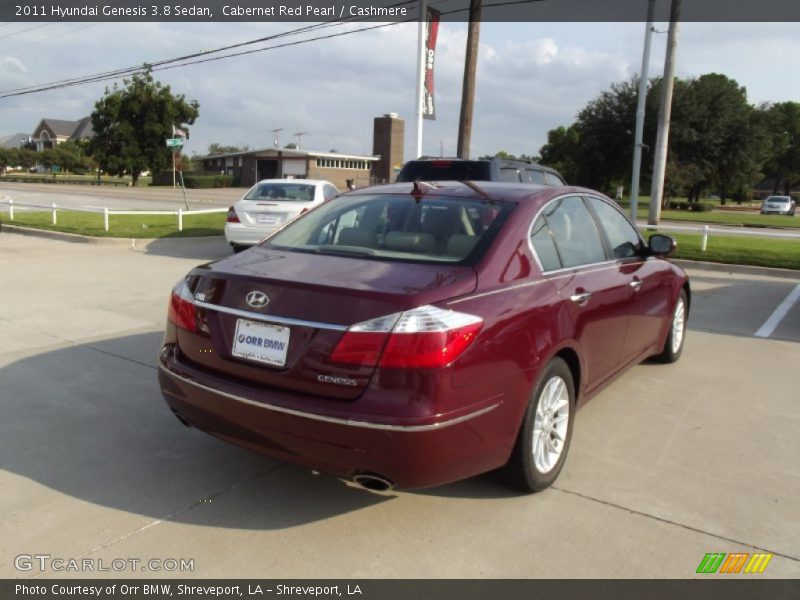Cabernet Red Pearl / Cashmere 2011 Hyundai Genesis 3.8 Sedan