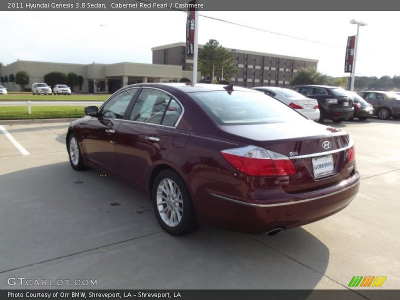 Cabernet Red Pearl / Cashmere 2011 Hyundai Genesis 3.8 Sedan