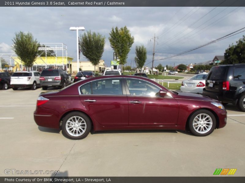 Cabernet Red Pearl / Cashmere 2011 Hyundai Genesis 3.8 Sedan