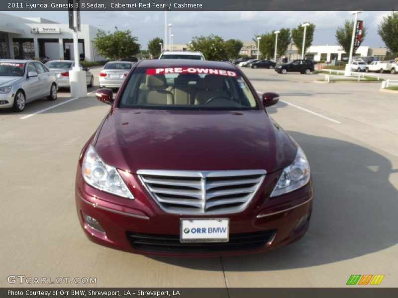 Cabernet Red Pearl / Cashmere 2011 Hyundai Genesis 3.8 Sedan