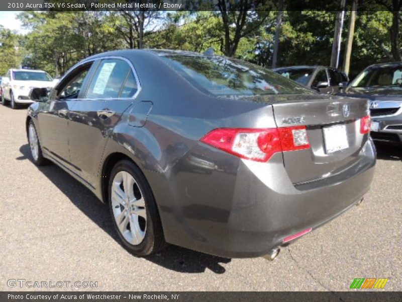Polished Metal Metallic / Ebony 2010 Acura TSX V6 Sedan