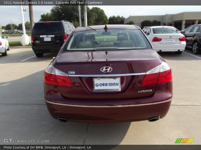 Cabernet Red Pearl / Cashmere 2011 Hyundai Genesis 3.8 Sedan