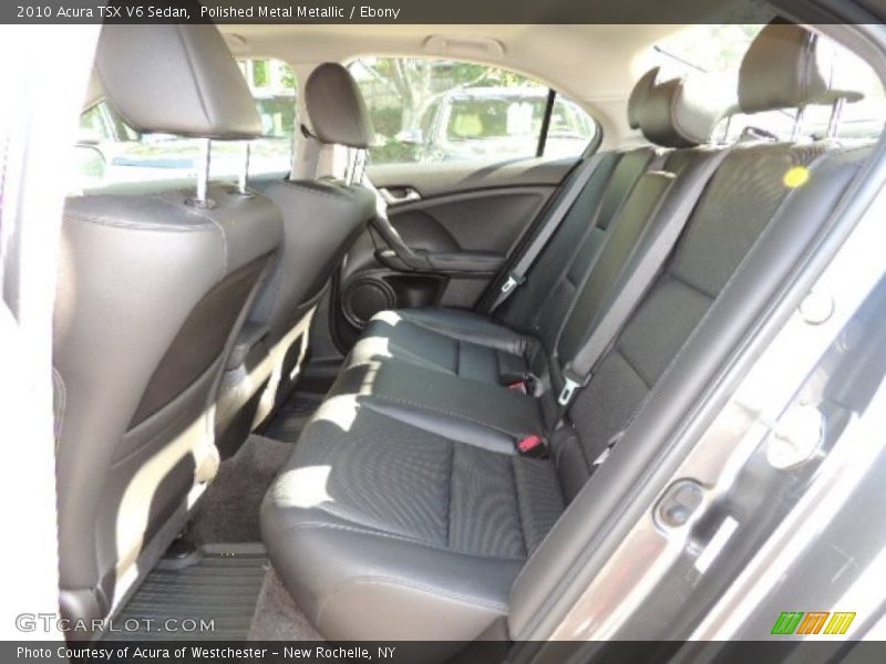 Polished Metal Metallic / Ebony 2010 Acura TSX V6 Sedan