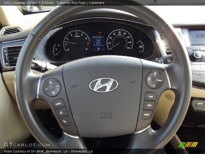 Cabernet Red Pearl / Cashmere 2011 Hyundai Genesis 3.8 Sedan