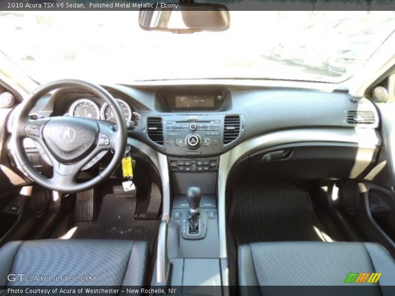 Polished Metal Metallic / Ebony 2010 Acura TSX V6 Sedan