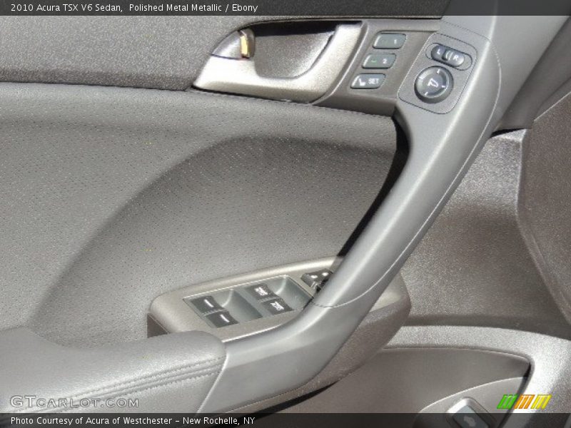 Polished Metal Metallic / Ebony 2010 Acura TSX V6 Sedan