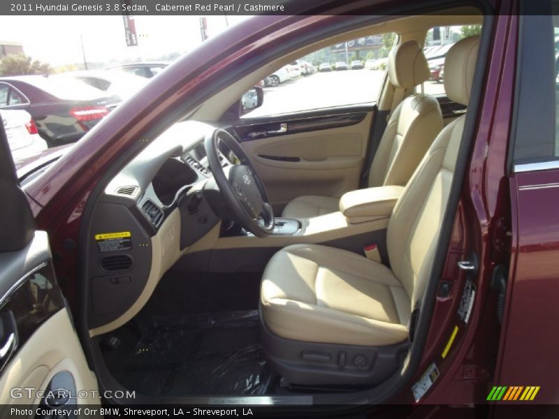 Cabernet Red Pearl / Cashmere 2011 Hyundai Genesis 3.8 Sedan