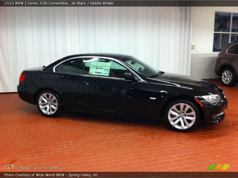 Jet Black / Saddle Brown 2013 BMW 3 Series 328i Convertible