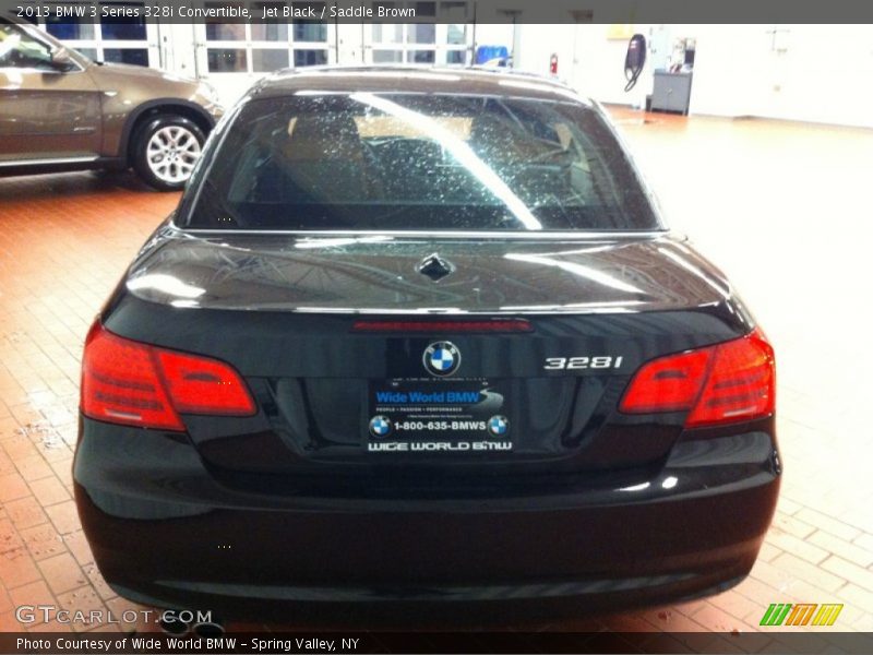 Jet Black / Saddle Brown 2013 BMW 3 Series 328i Convertible