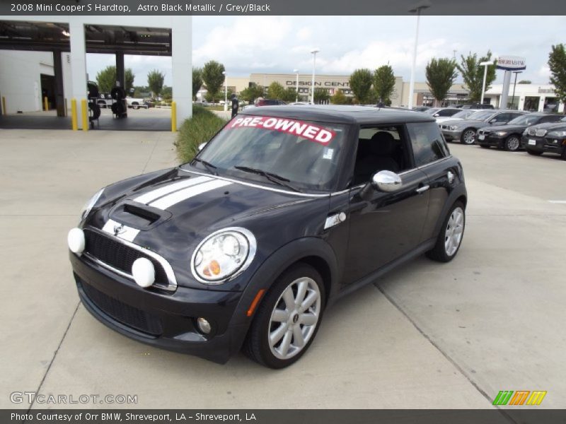 Astro Black Metallic / Grey/Black 2008 Mini Cooper S Hardtop