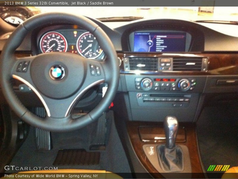 Jet Black / Saddle Brown 2013 BMW 3 Series 328i Convertible