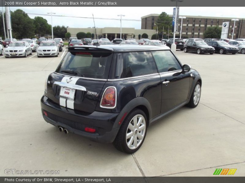 Astro Black Metallic / Grey/Black 2008 Mini Cooper S Hardtop