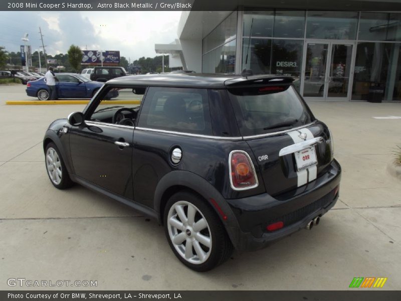 Astro Black Metallic / Grey/Black 2008 Mini Cooper S Hardtop