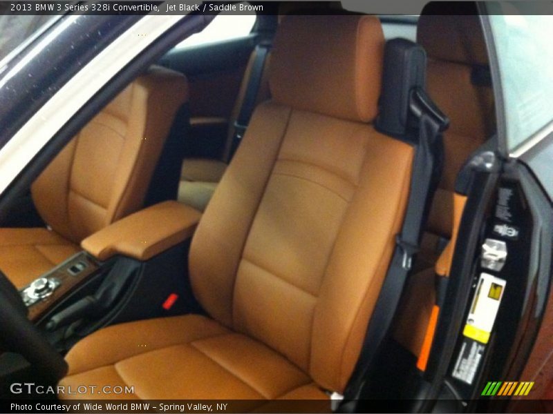 Jet Black / Saddle Brown 2013 BMW 3 Series 328i Convertible