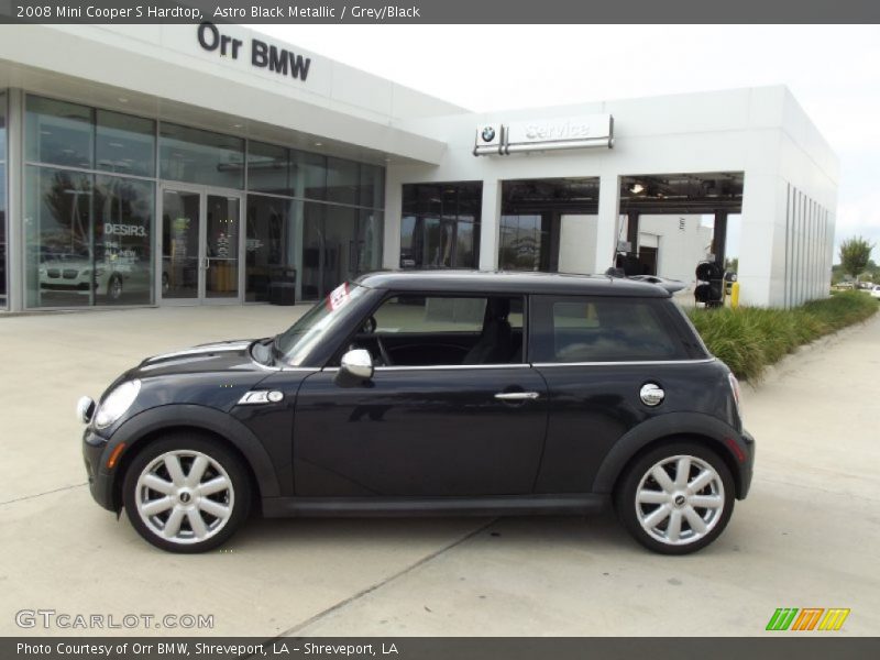 Astro Black Metallic / Grey/Black 2008 Mini Cooper S Hardtop
