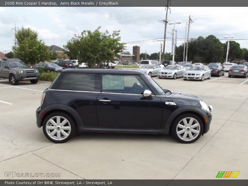 Astro Black Metallic / Grey/Black 2008 Mini Cooper S Hardtop