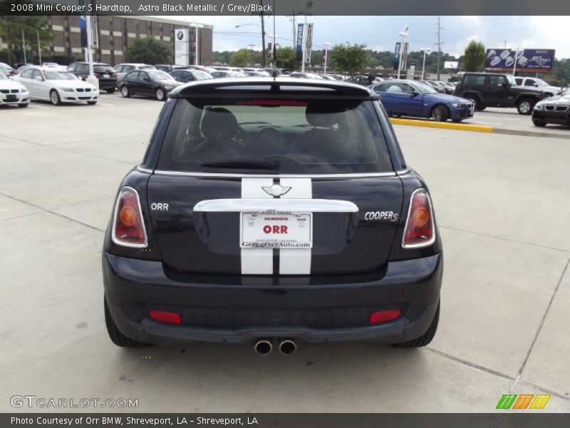 Astro Black Metallic / Grey/Black 2008 Mini Cooper S Hardtop