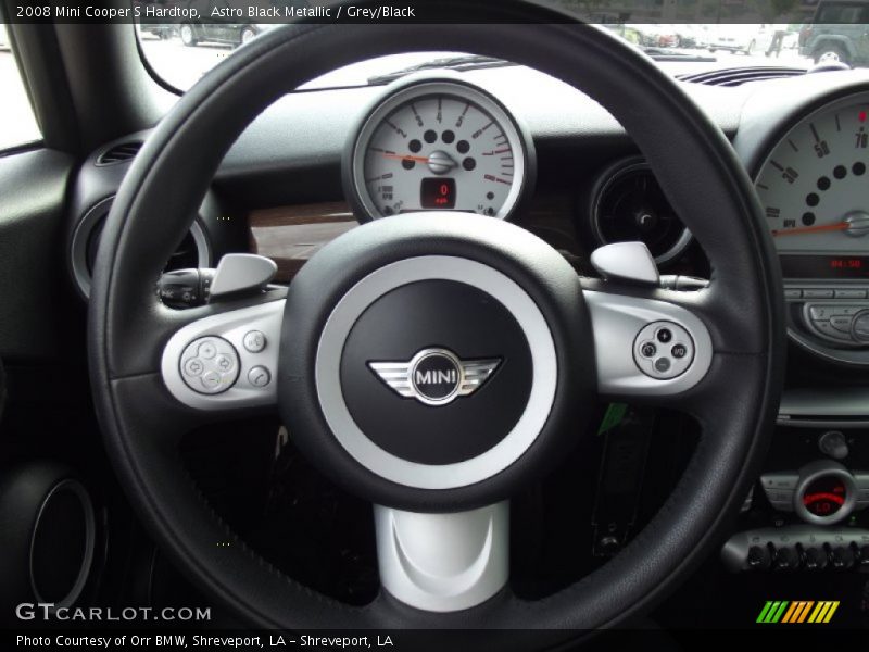 Astro Black Metallic / Grey/Black 2008 Mini Cooper S Hardtop